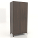 modèle 3D Armoire FARGO 1050x600x2200 mm (chêne foncé) - preview