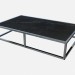 modèle 3D Table rectangulaire avec comptoir de marbre Carmen Z02 - preview