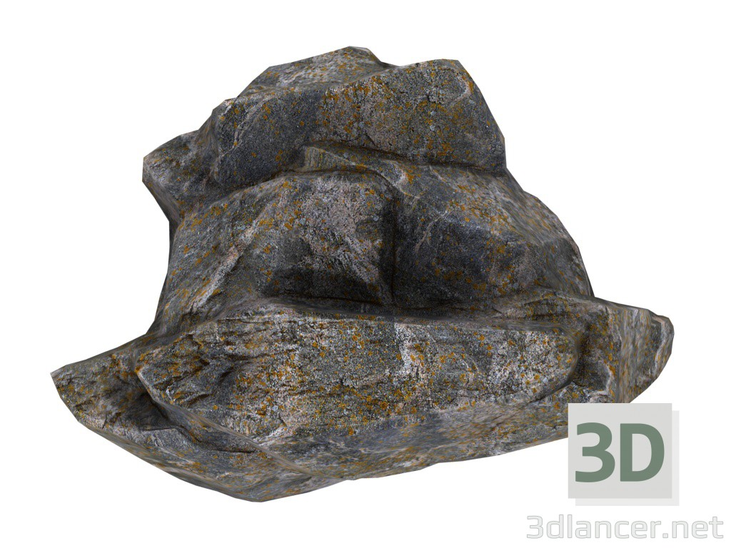 3d модель камені – превью