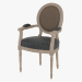 3 डी मॉडल साथ armrests फ्रेंच विंटेज लूइस ग्लव ROUND कुर्सी एक खाने की कुर्सी (8827.1106) - पूर्वावलोकन