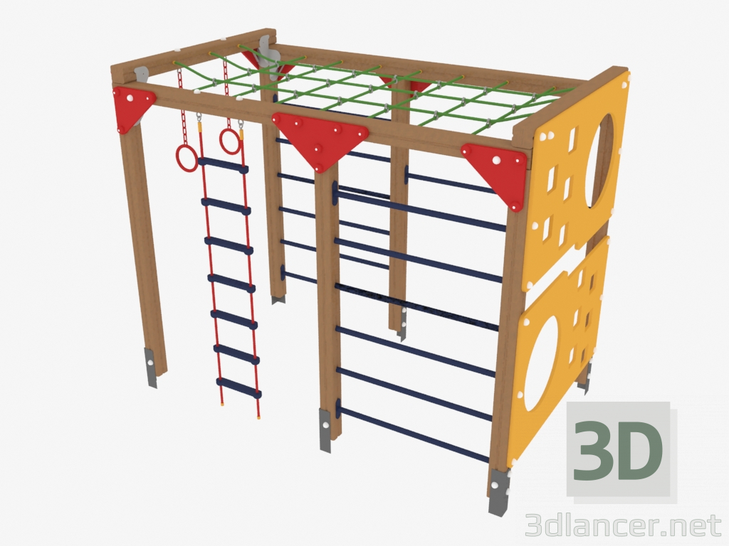 3D Modell Kinderspielanlage (7824) - Vorschau