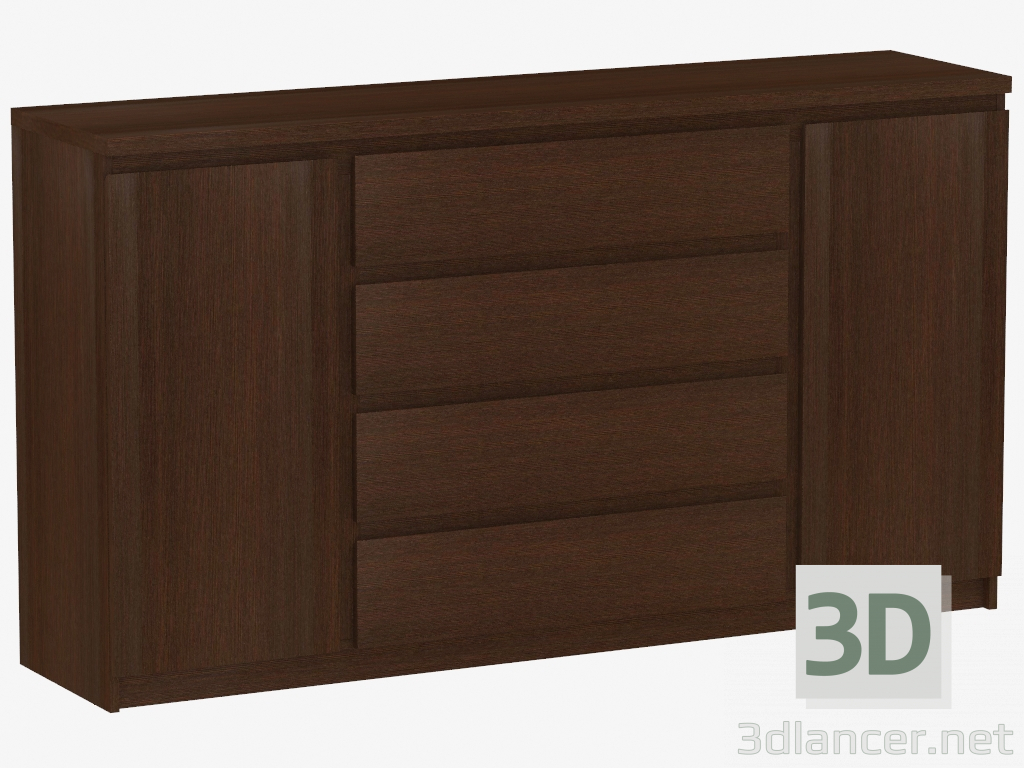 3d model Chest 2D-4S (TYPE 40) - preview