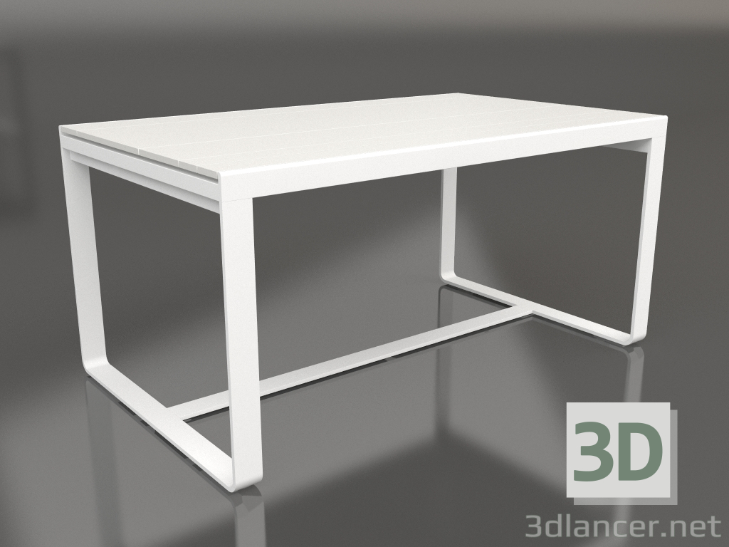3d model Dining table 150 (White polyethylene, White) - preview
