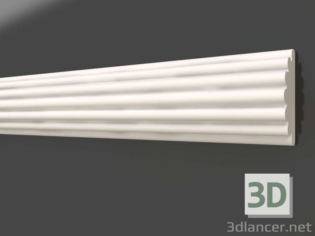 Modelo 3d Moldagem de gesso LG 025 2 (50x21) - preview