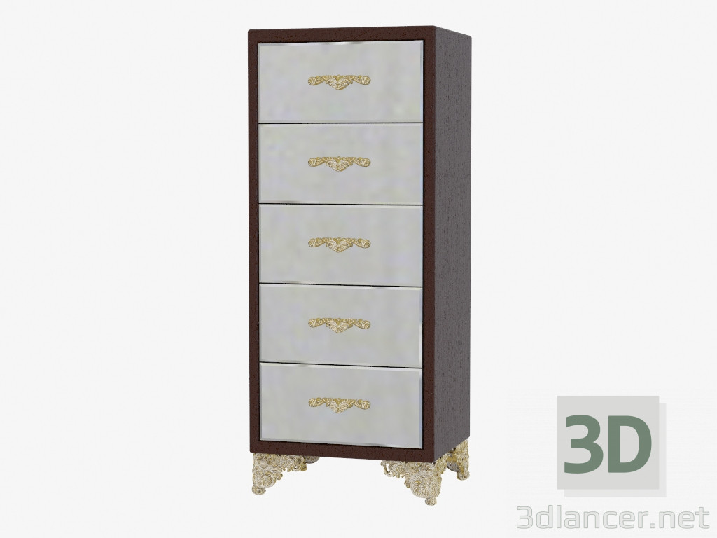 3d model Chest of drawers in classical style 772 - preview