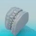 3 डी मॉडल मानव दाँत के मॉडल - पूर्वावलोकन