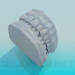 Modelo 3d Modelo de dentes humanos - preview