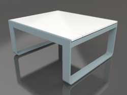 Club table 80 (White polyethylene, Blue gray)