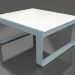 3d model Club table 80 (White polyethylene, Blue gray) - preview