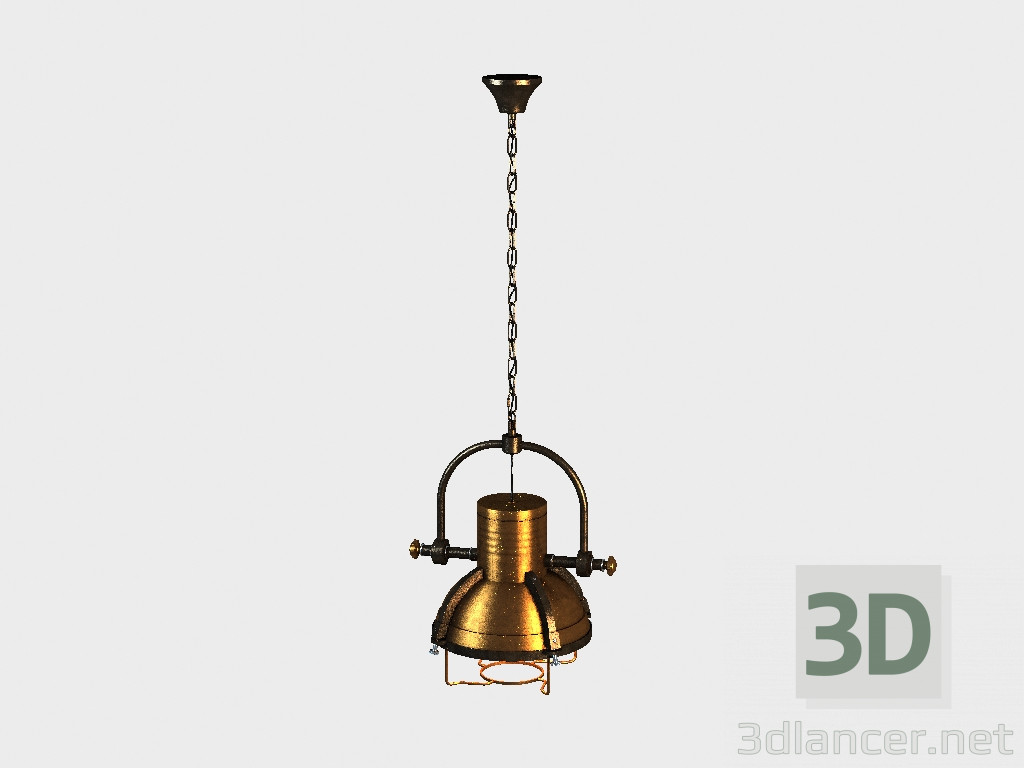 3d model Godfrey Metal techo lámpara (CH087-1) - vista previa