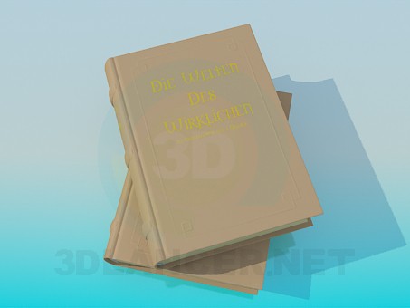 modello 3D Libro - anteprima