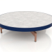 modèle 3D Table basse ronde Ø90x22 (Bleu nuit, DEKTON Kreta) - preview