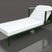 3d model Lounger with raised headrest (Bottle green) - preview