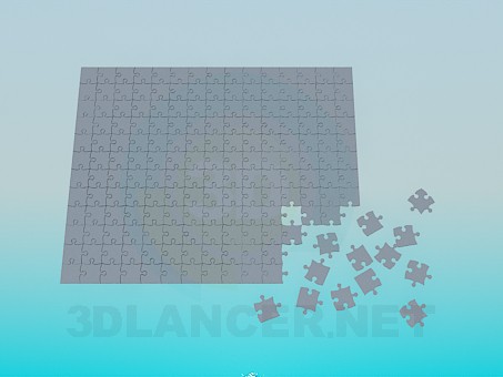 modèle 3D Puzzle - preview