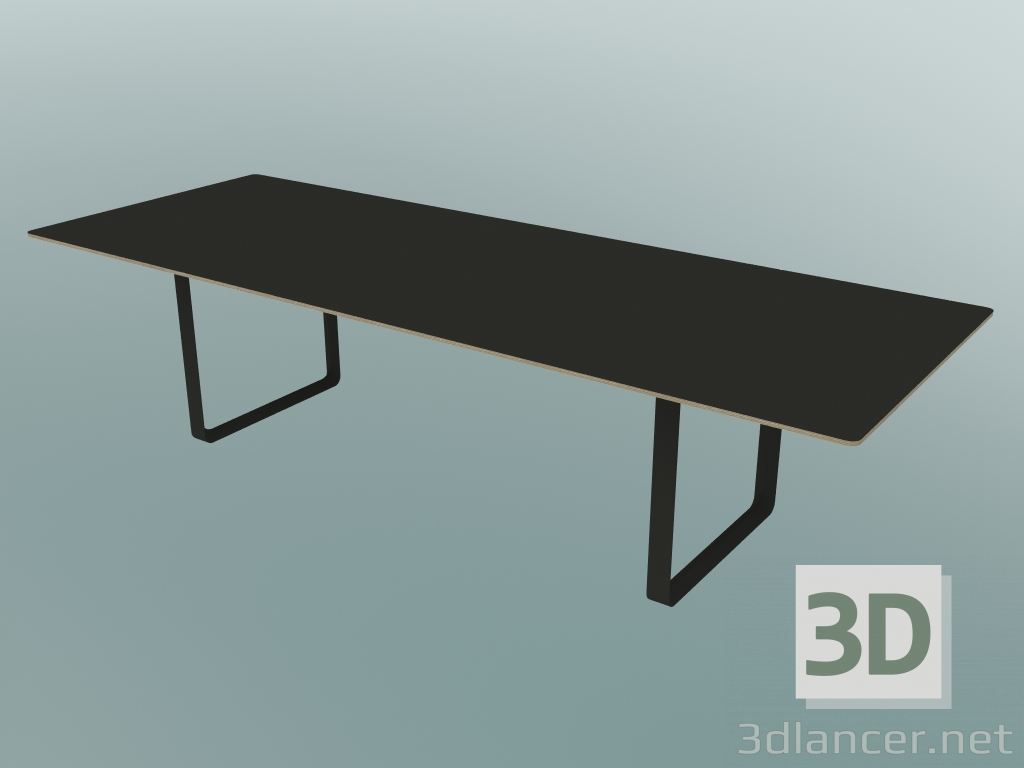 3D Modell Tisch 70/70, 295x108cm (Schwarz) - Vorschau