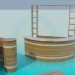 3D modeli Bar ve Restoran tablolar - önizleme