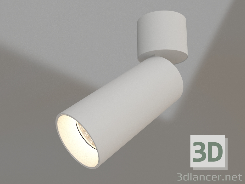 3D Modell Lampe SP-POLO-SURFACE-FLAP-R65-8W Warm3000 (WH-WH, 40°) - Vorschau