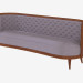 modello 3D Classico divano tripla (art. 3607 ACC) - anteprima