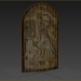 modello 3D di Scudo del Re Tutankhamon comprare - rendering