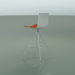 modèle 3D Chaise de bar 0497 (avec garniture avant, polypropylène PO00101) - preview