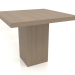 3d model Dining table DT 10 (900x900x750, wood grey) - preview