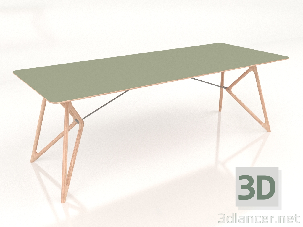 3d модель Стол обеденный Tink 220 (Olive) – превью