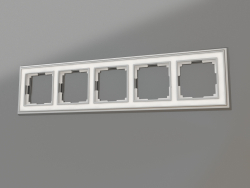 Frame for 5 posts Palacio (chrome-white)