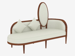 sofá de cuero clásica (art. JSL 3707b)