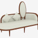3d model Leather classic sofa (art. JSL 3707b) - preview