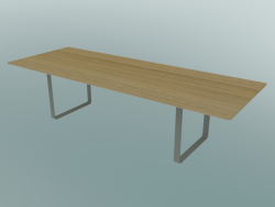 Table 70/70, 295x108cm (Oak, Gray)