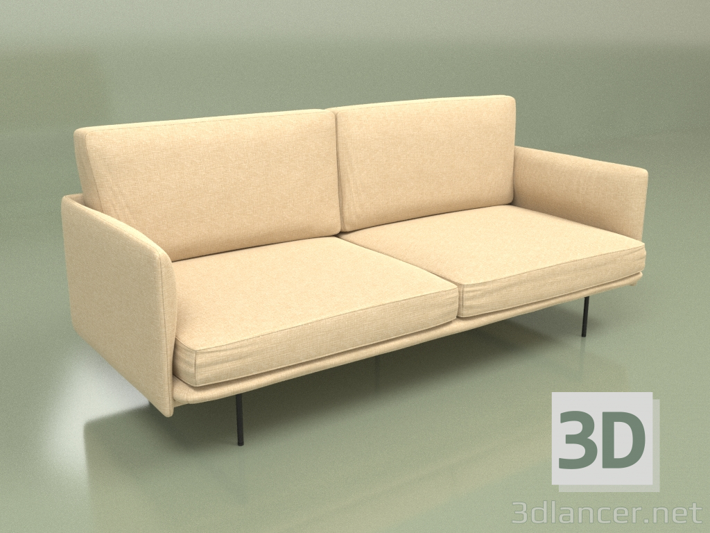 3D Modell Sofa Bebe (beige) - Vorschau