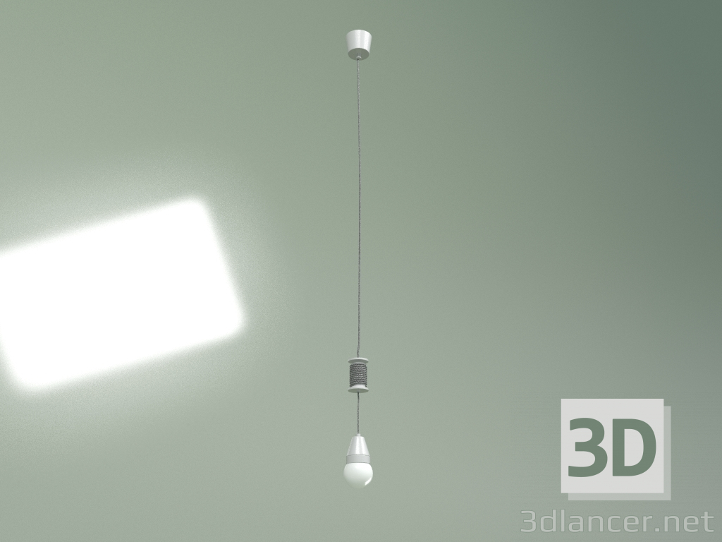 3d модель Підвісний світильник Spool (білий) – превью
