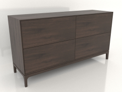 Cassettiera FARGO 1500x450x800 mm (rovere scuro)