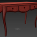 3d Classic console table_1700_A model buy - render