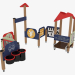 3d model Children's play complex (4435) - preview
