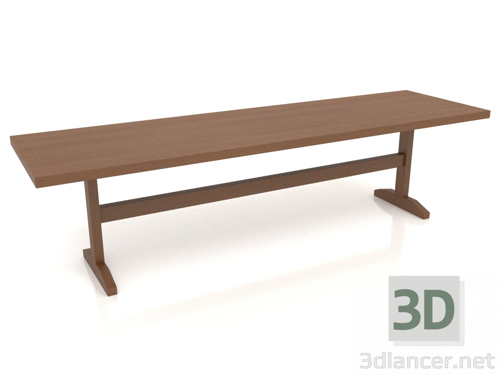3 डी मॉडल बेंच वीके 12 (1600x450x420, लकड़ी की भूरी रोशनी) - पूर्वावलोकन