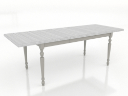 Dining table 2100x800 mm (extendable, RAL 7044, white RAL 9010)
