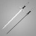 3 डी लंबी तलवार "धर्मी" मॉडल खरीद - रेंडर