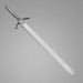 Espada larga "Justos" 3D modelo Compro - render