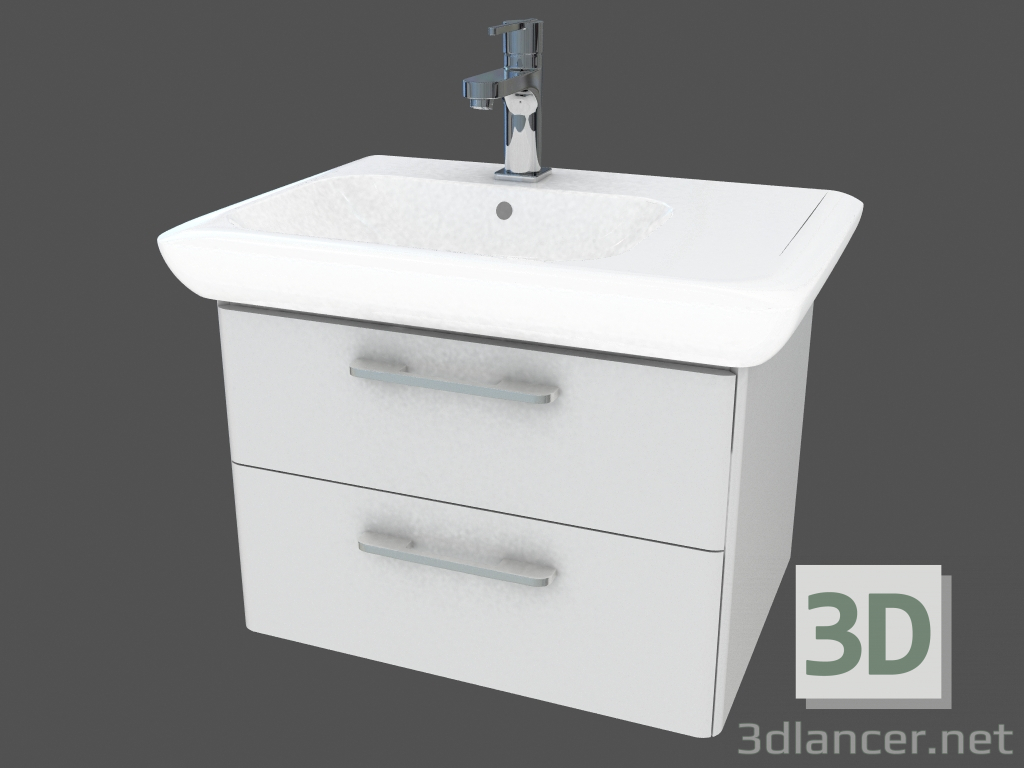 3D Modell Waschbecken mit Lebenstand (89456) - Vorschau