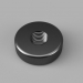 3d model Cylindrical nut - preview