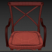 3d Cross Back Dining Chair With Arms модель купити - зображення