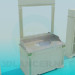 3D modeli Banyo mobilya - önizleme