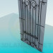 3d model Forged door - preview
