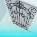 modèle 3D Porte forgée - preview