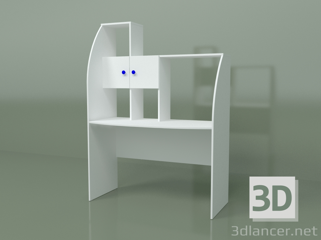 3D modeli Uzantılı yazı masası - önizleme