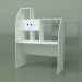 3D Modell Schreibtisch mit Auszug - Vorschau