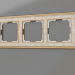 3D Modell Rahmen für 3 Pfosten Palacio Gracia (gold-weiß) - Vorschau