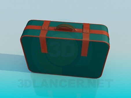 3D Modell Koffer - Vorschau