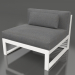 3d model Modular sofa, section 3 (White) - preview